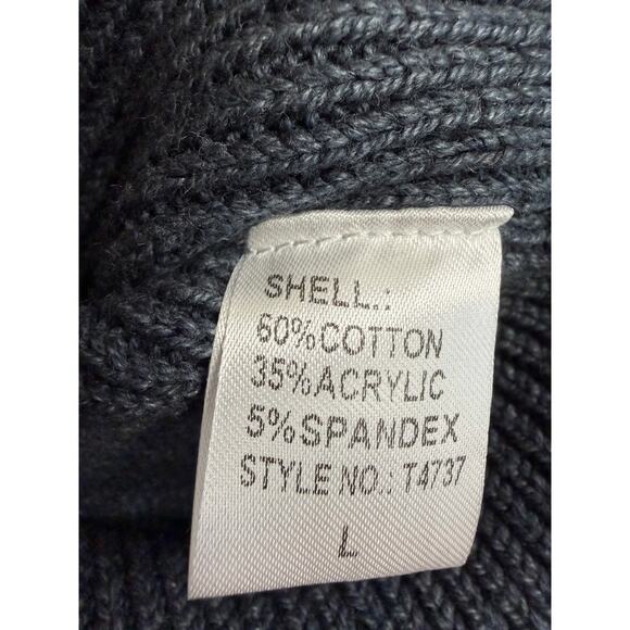 Miou Muse USA Rope Letter Sweater Blue Relax Oversized Women's L New - Picture 9 of 10